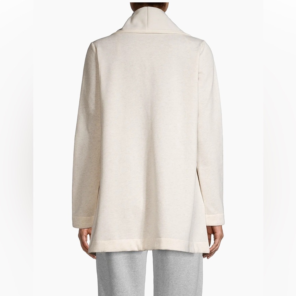 UGG Womans Janni Fleece Blanket Cardigan Size XS in Ivory, Soft Cotton Blend - Picture 5 of 16